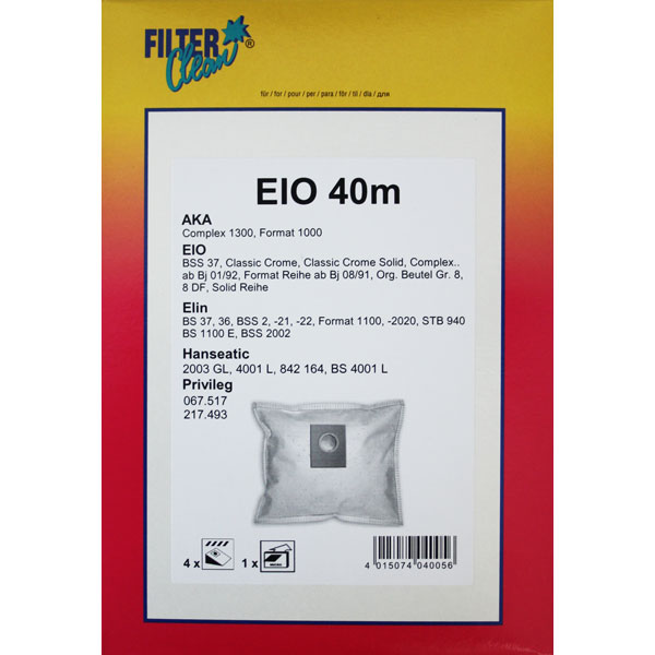 Staubsaugerbeutel für Elexavox BS Compact 1000
